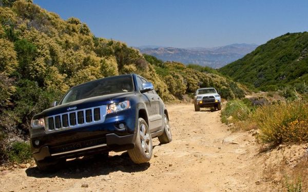  Cherokee up against the vernerable 2010 Toyota 4Runner Trail Edition.